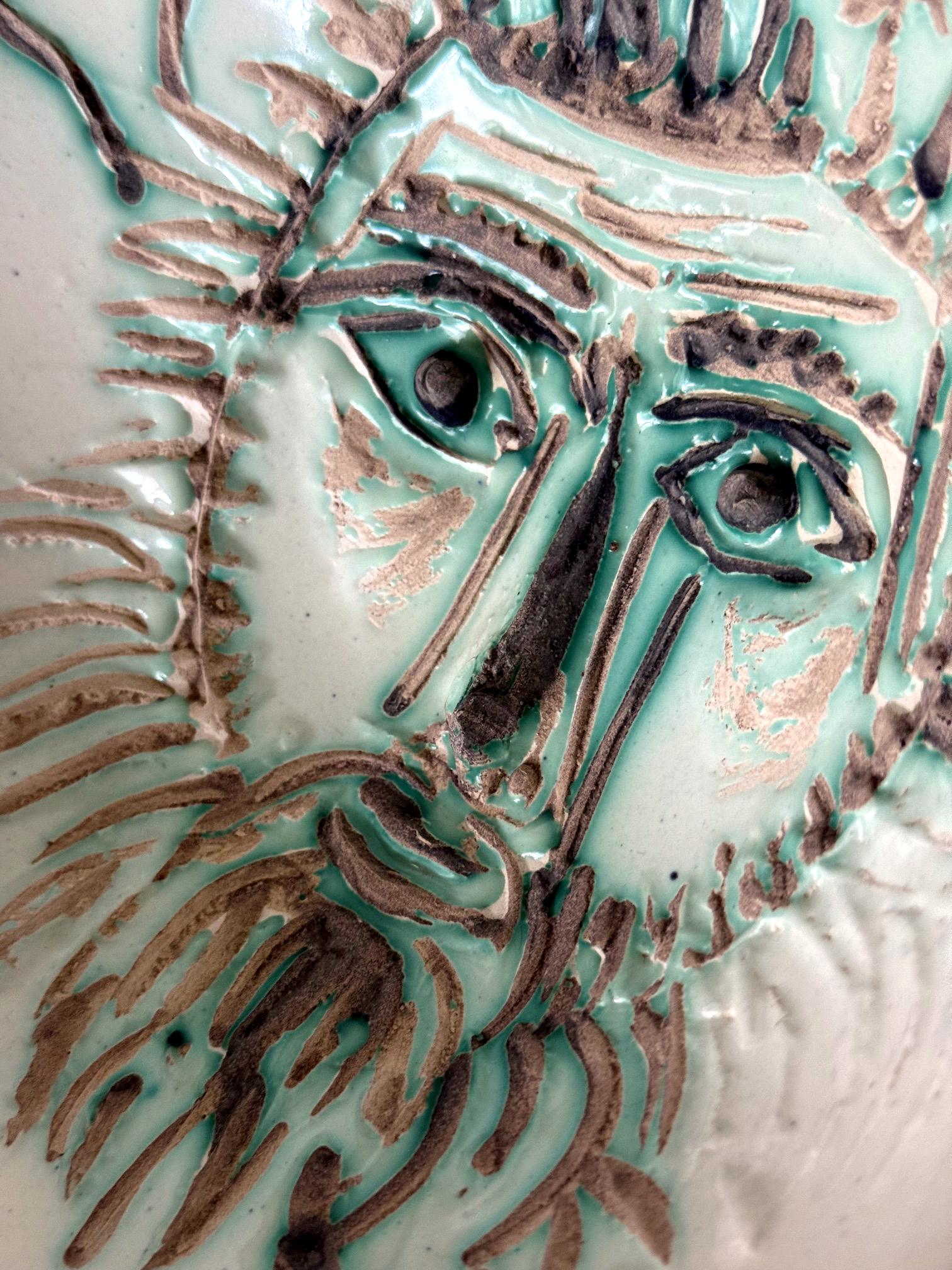 Ceramic Bowl Visage de Faune by Pablo Picasso en vente 3