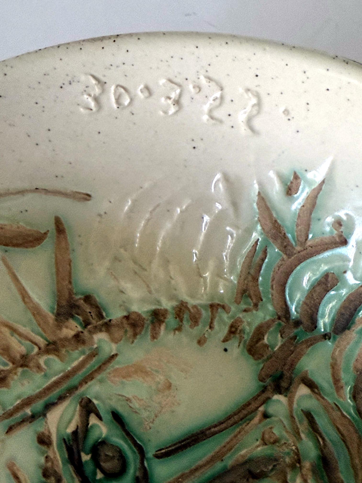 Ceramic Bowl Visage de Faune by Pablo Picasso en vente 1
