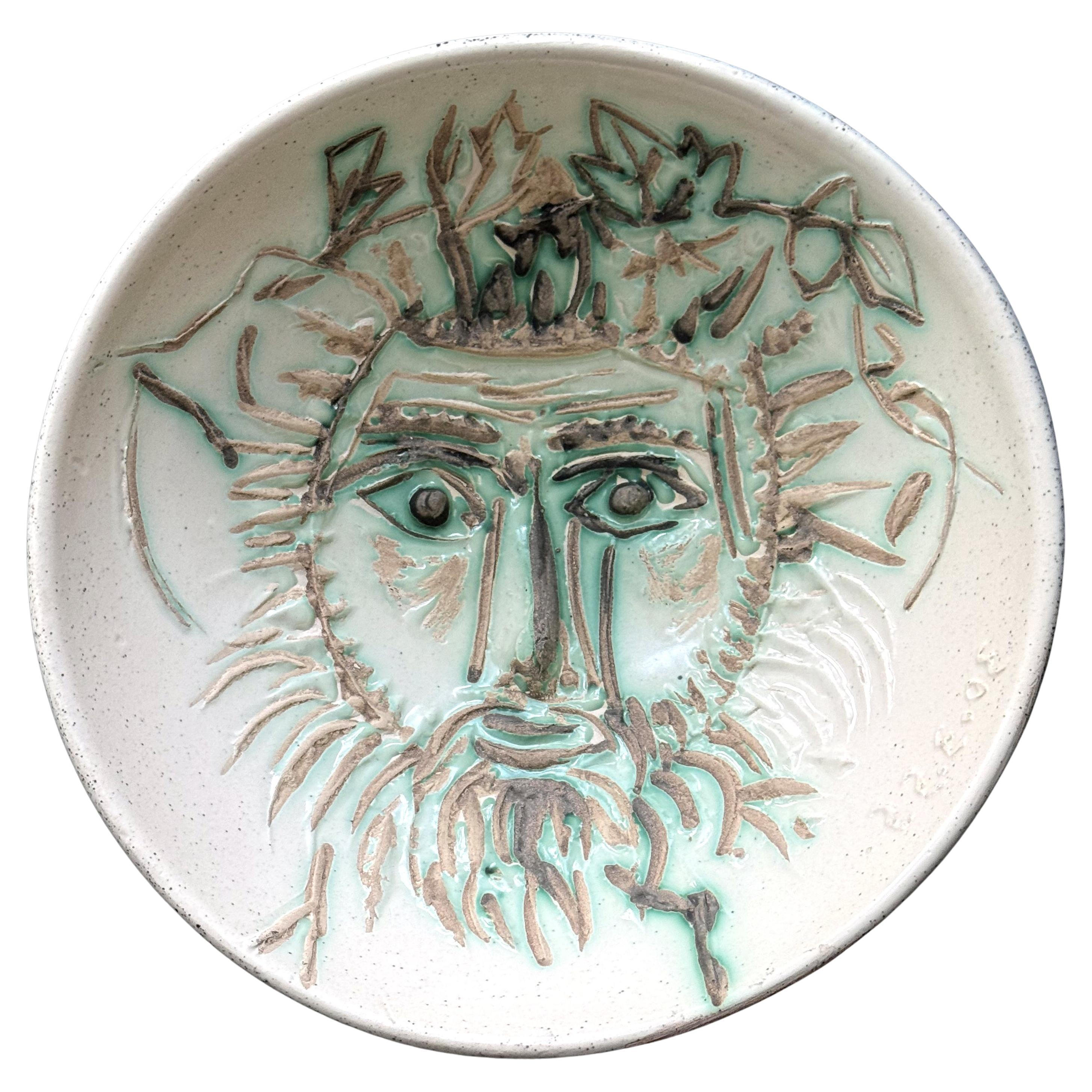 Ceramic Bowl Visage de Faune by Pablo Picasso en vente