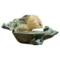Ceramic Bowl with a Woman's Face by Guido Baldini, Italy, Mid-20th Century