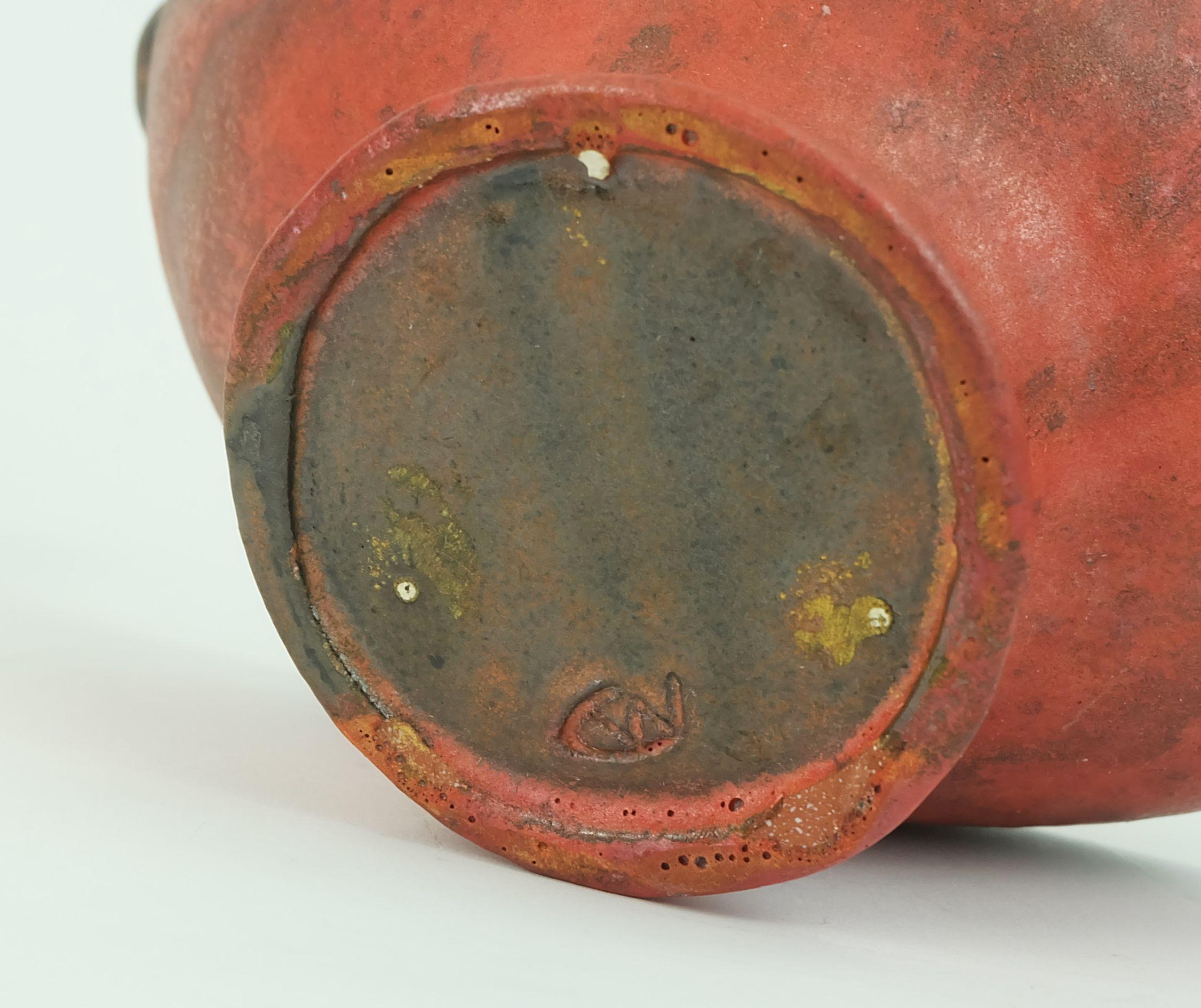 ciotola in ceramica con portacandele Conny Walther 1960 Studio A in vendita 4