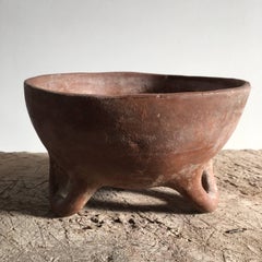 Ceramic Bowl with Tripod Legs from Mexico