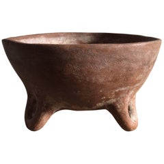 Ceramic Bowl with Tripod Legs from Mexico