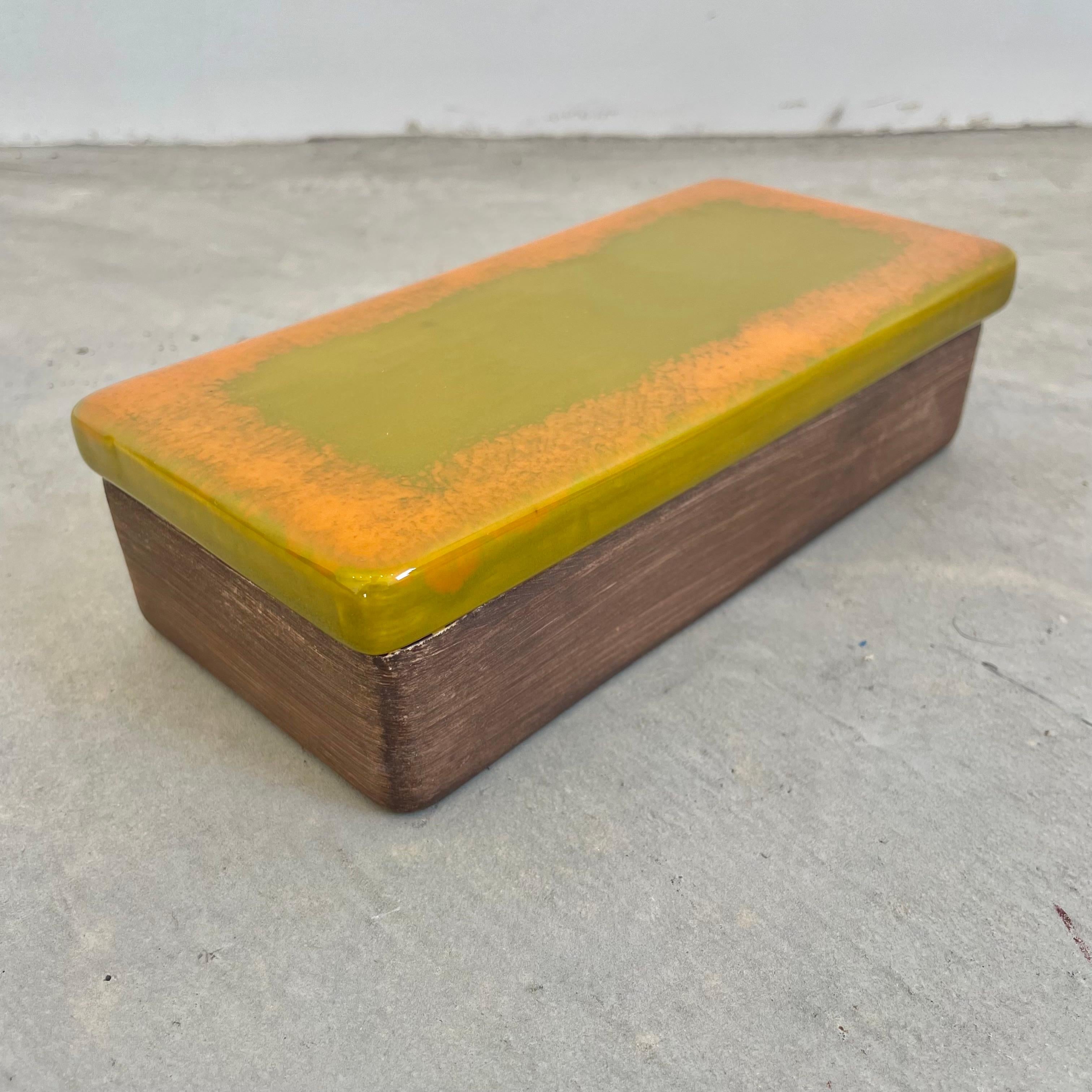 Ceramic Box, 1960s Italy In Good Condition For Sale In Los Angeles, CA