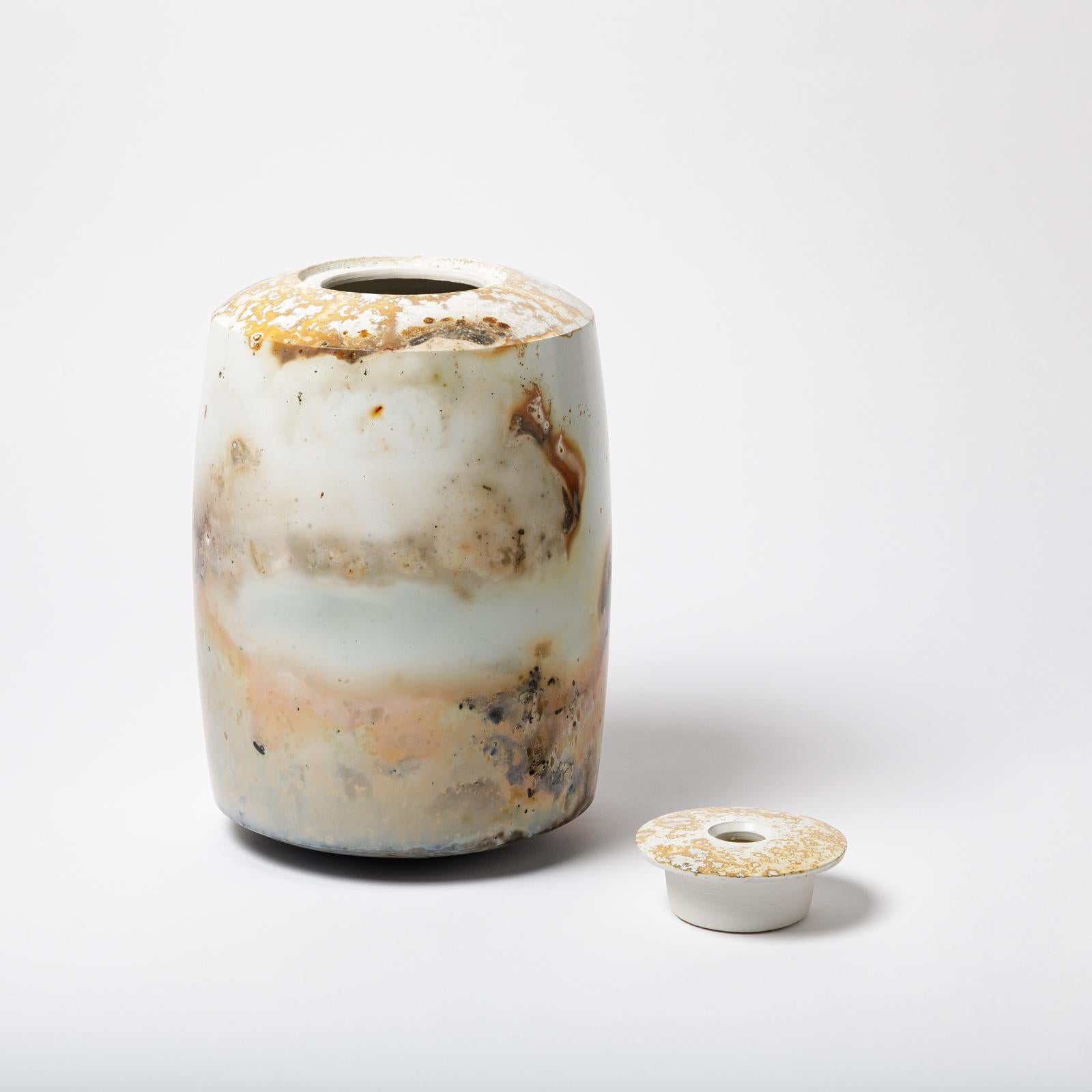 20th Century Ceramic Box by Alistair Dahnieux, circa 2011 For Sale
