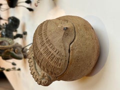 Keramikdose von Barbara Delfosse, Frankreich, 1960er Jahre