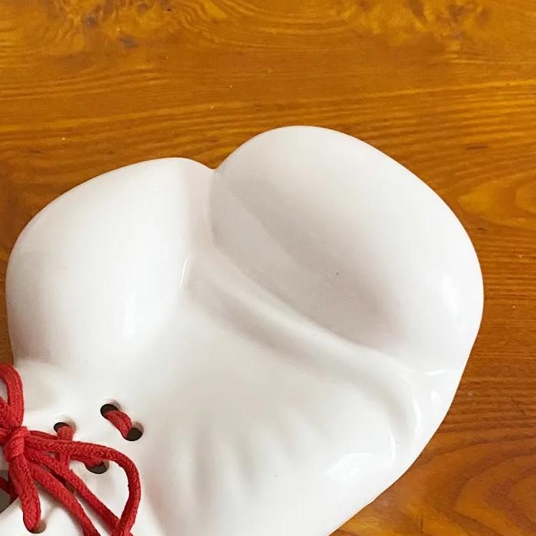 Cenicero de cerámica para guantes de boxeo Francés en venta