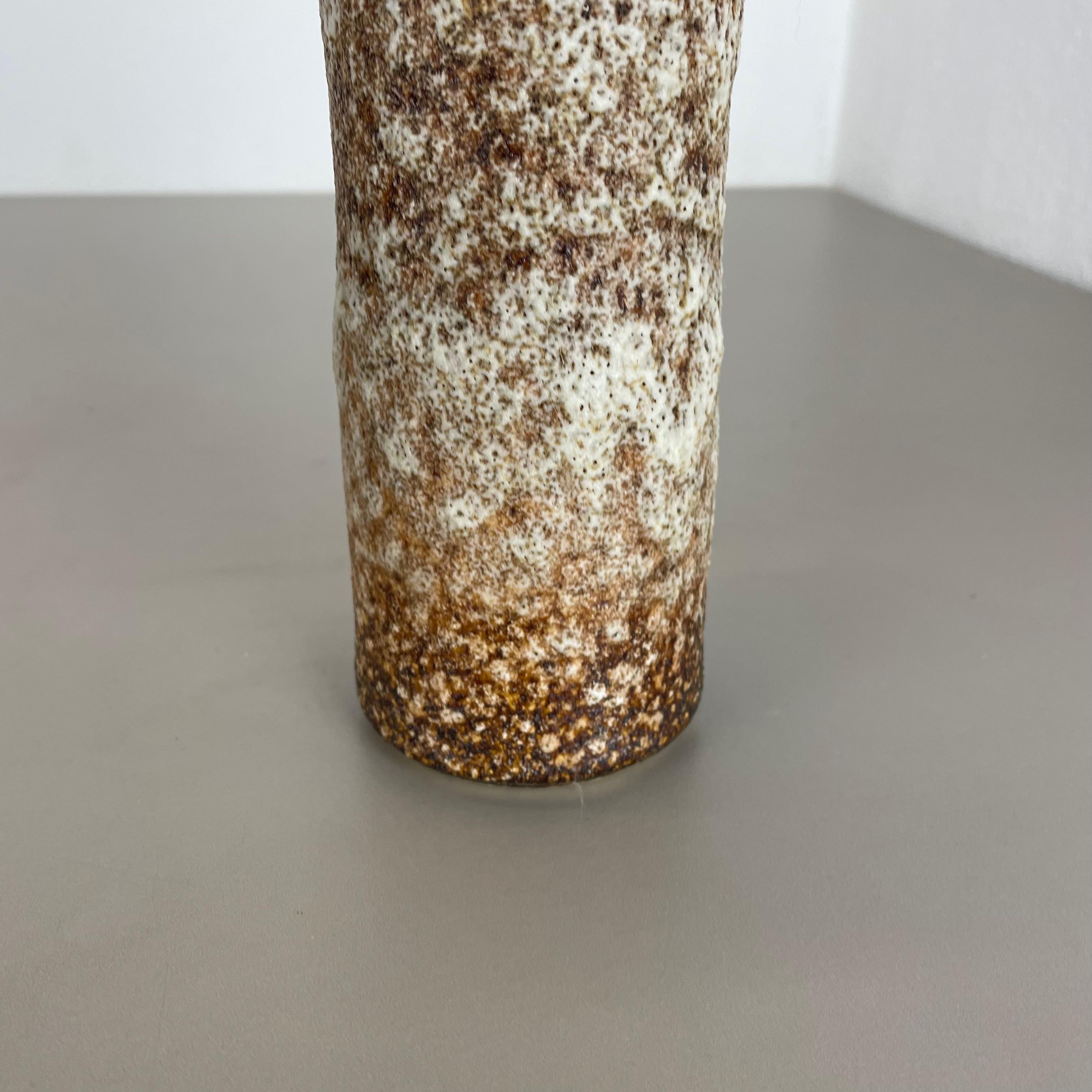 Ceramic Brutalist Pottery 30cm Vase by Piet Vest Ceramics, Netherlands, 1970s 6