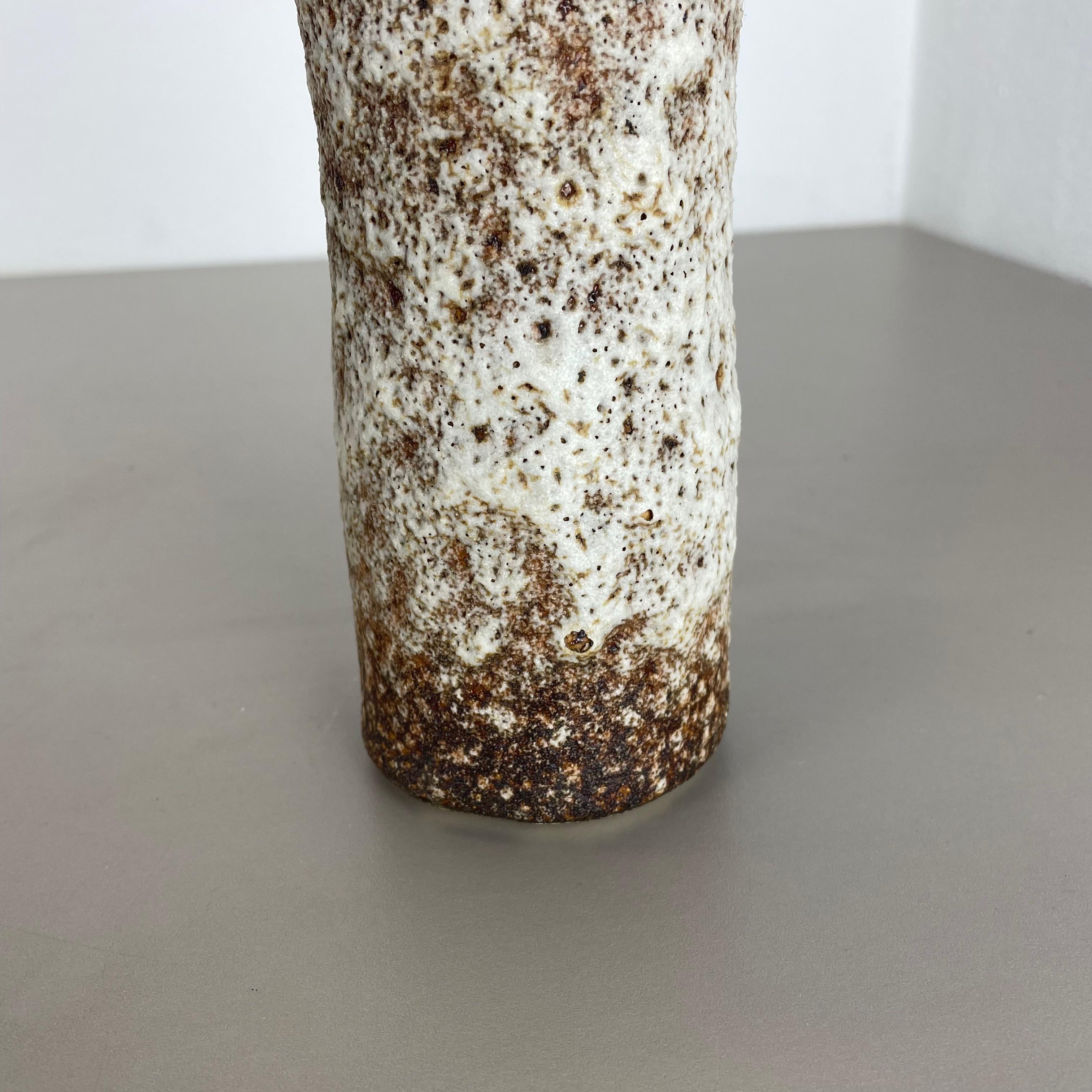 Ceramic Brutalist Pottery 30cm Vase by Piet Vest Ceramics, Netherlands, 1970s 11