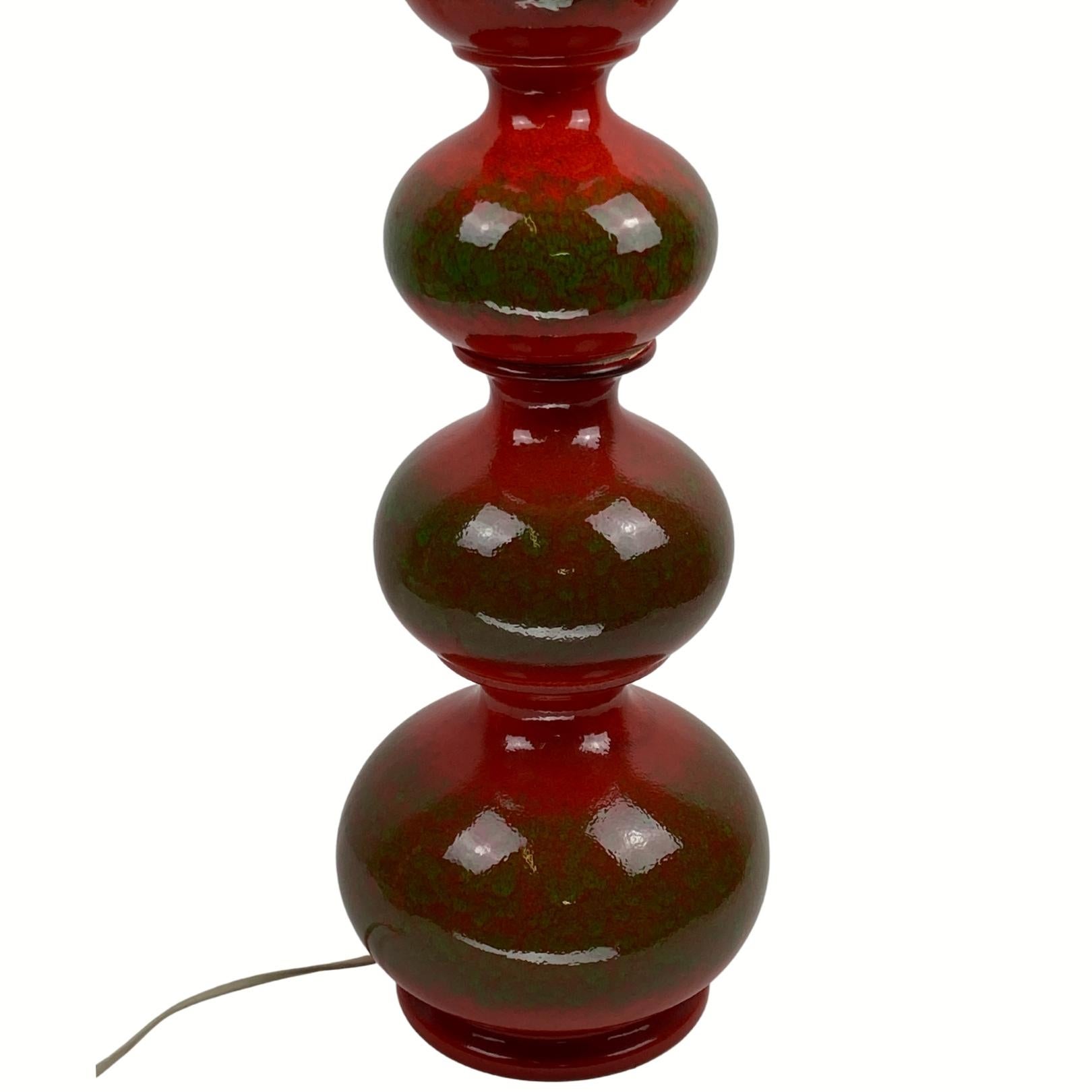 Keramik-Steh- oder Tischlampe in Blasenform von Kaiser Leuchten, 1960er Jahre im Angebot 3
