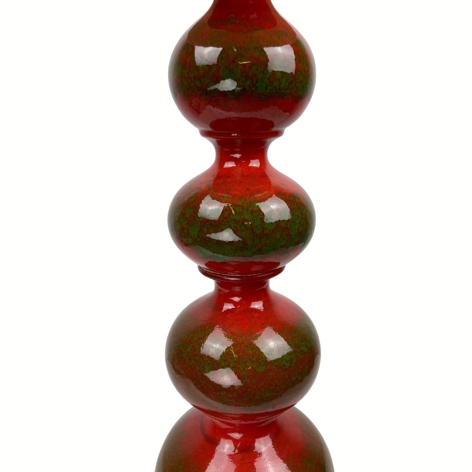 Keramik-Steh- oder Tischlampe in Blasenform von Kaiser Leuchten, 1960er Jahre im Angebot 7