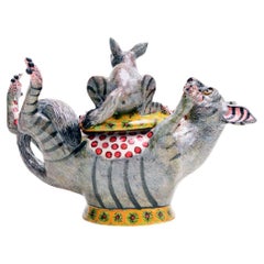 Ceramic Bushbaby Jewelry Box , hand made in South Africa Ceramic Bushbaby Jewelry Box , hand made in South Africa