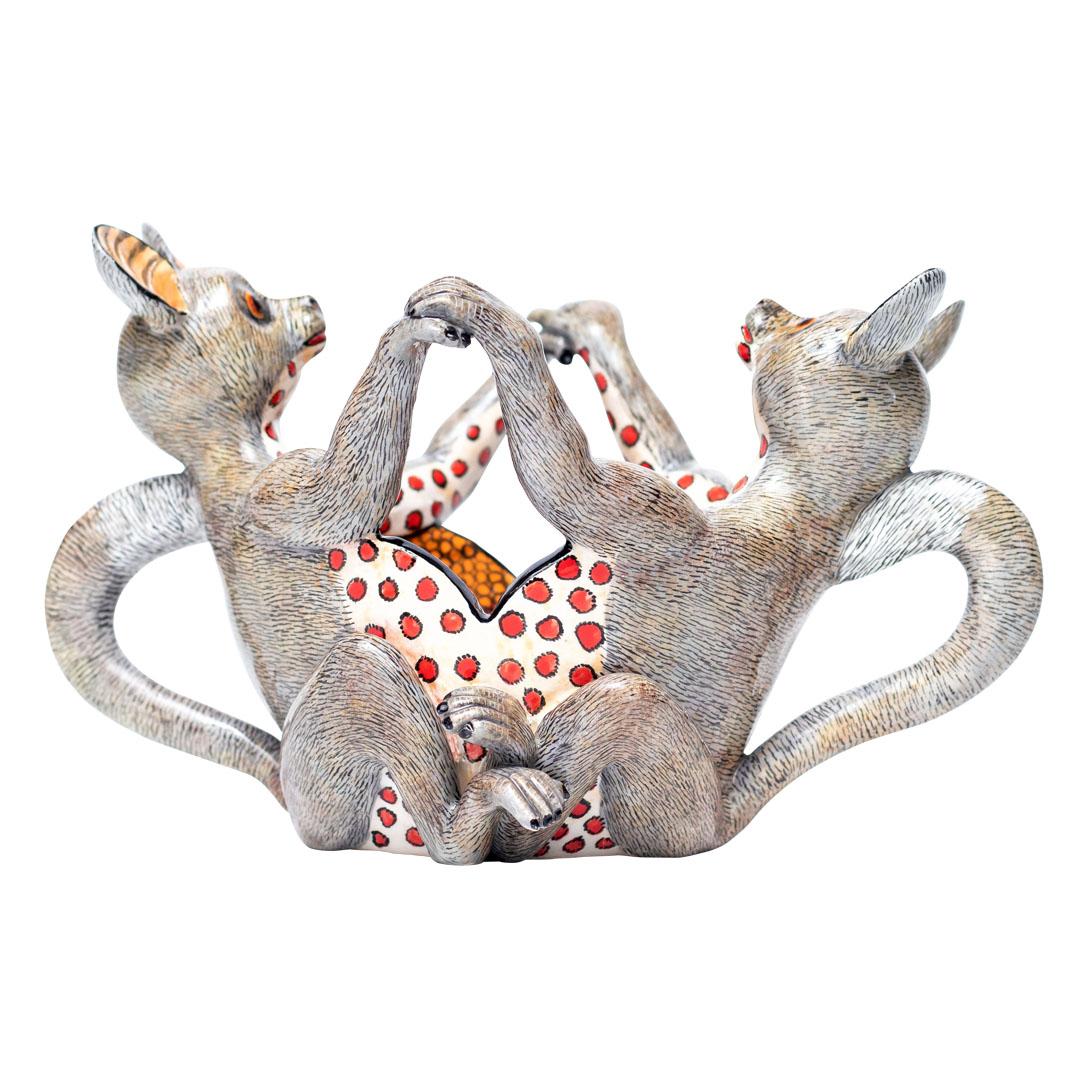Modern Ceramic Bushbaby   Peanut Bowl , hand made in South Africa