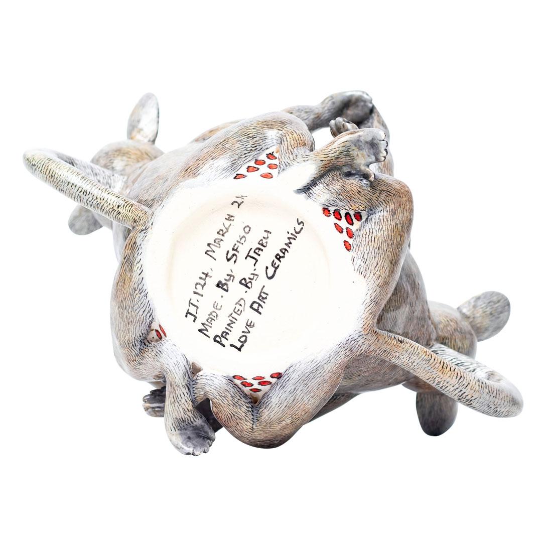 South African Ceramic Bushbaby   Peanut Bowl , hand made in South Africa