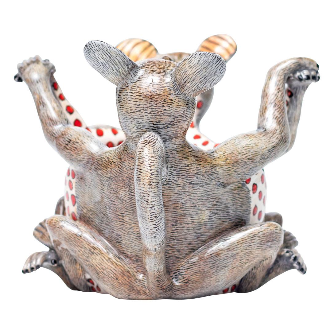 Contemporary Ceramic Bushbaby   Peanut Bowl , hand made in South Africa