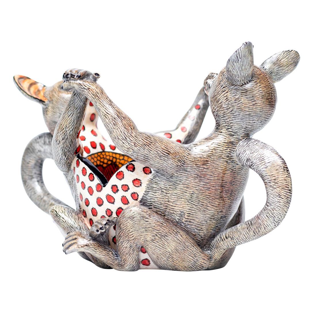 Ceramic Bushbaby   Peanut Bowl , hand made in South Africa 1