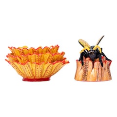 Ceramic  Butterfly Jewelry Box  , hand made in South Africa