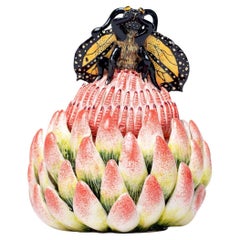 Ceramic Butterfly Jewelry Box  , hand made in South Africa