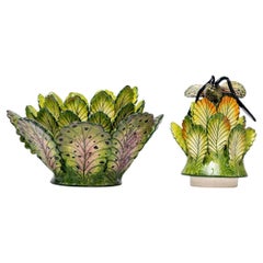 Ceramic Cabbage Jewelry Box  , hand made in South Africa