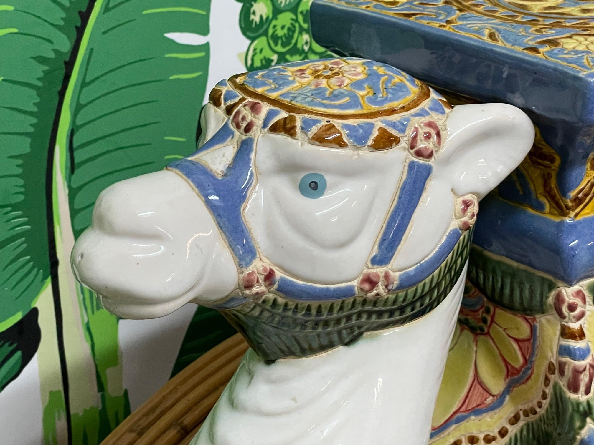 Siège de jardin camel peint à la main 1