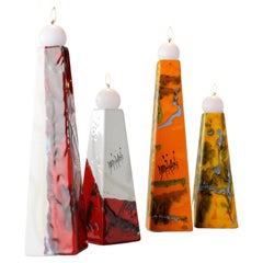 Ceramic Candle Holder. Handmade in Italy 2021, Choose Your Pattern!