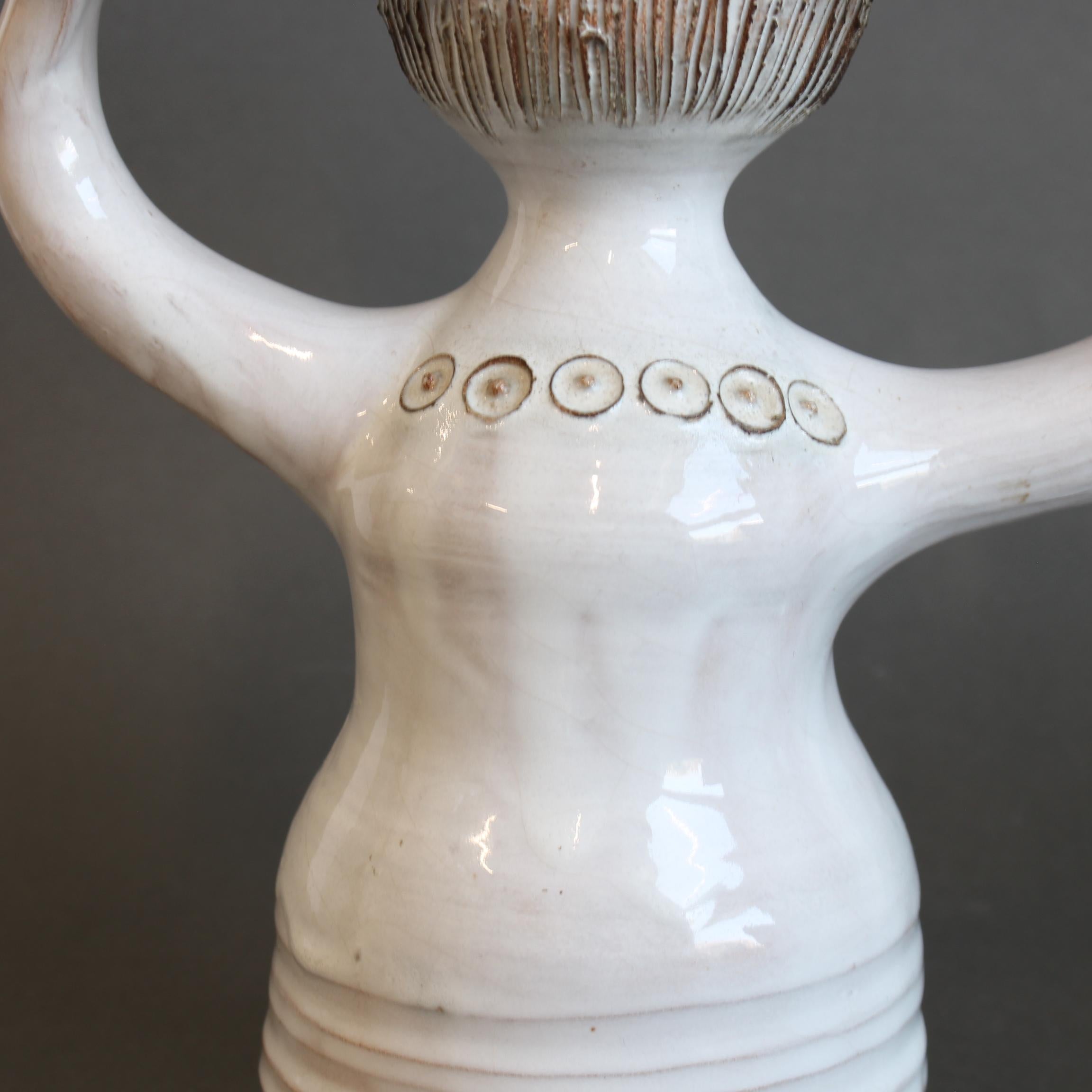 Bougeoir en céramique / Sculpture 'Pottery Porter' de Jacques Pouchain en vente 9