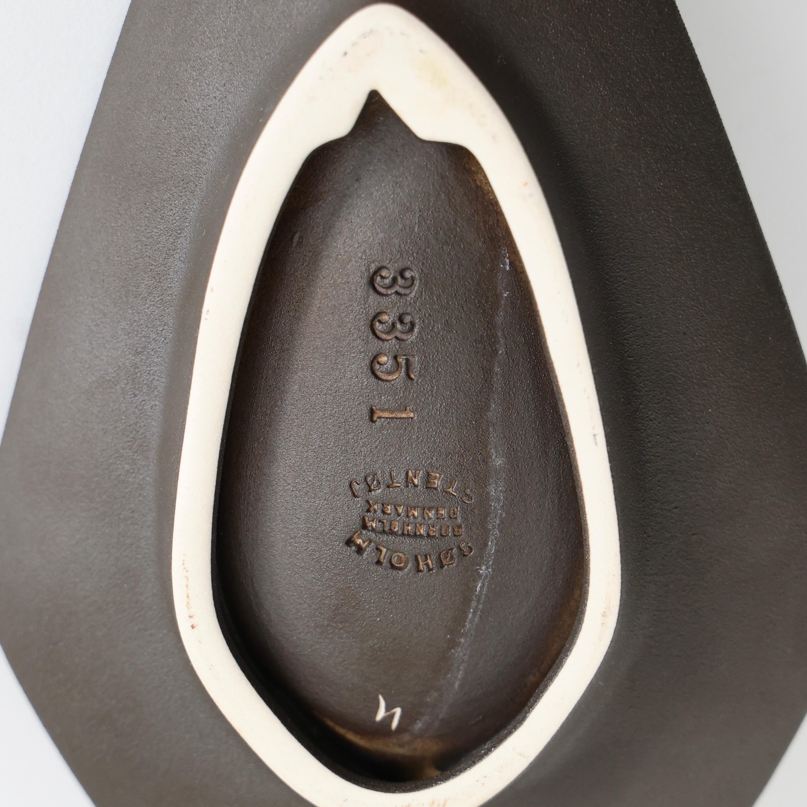 Ceramic Candle Sconces by Einar Johansen for Søholm, 1970s, Denmark For Sale 6