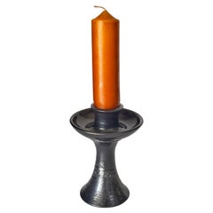 Ceramic Candleholder by Jean Marais – Signed – France, 1960s