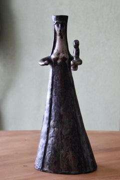 Ceramic candlestick by Menelika