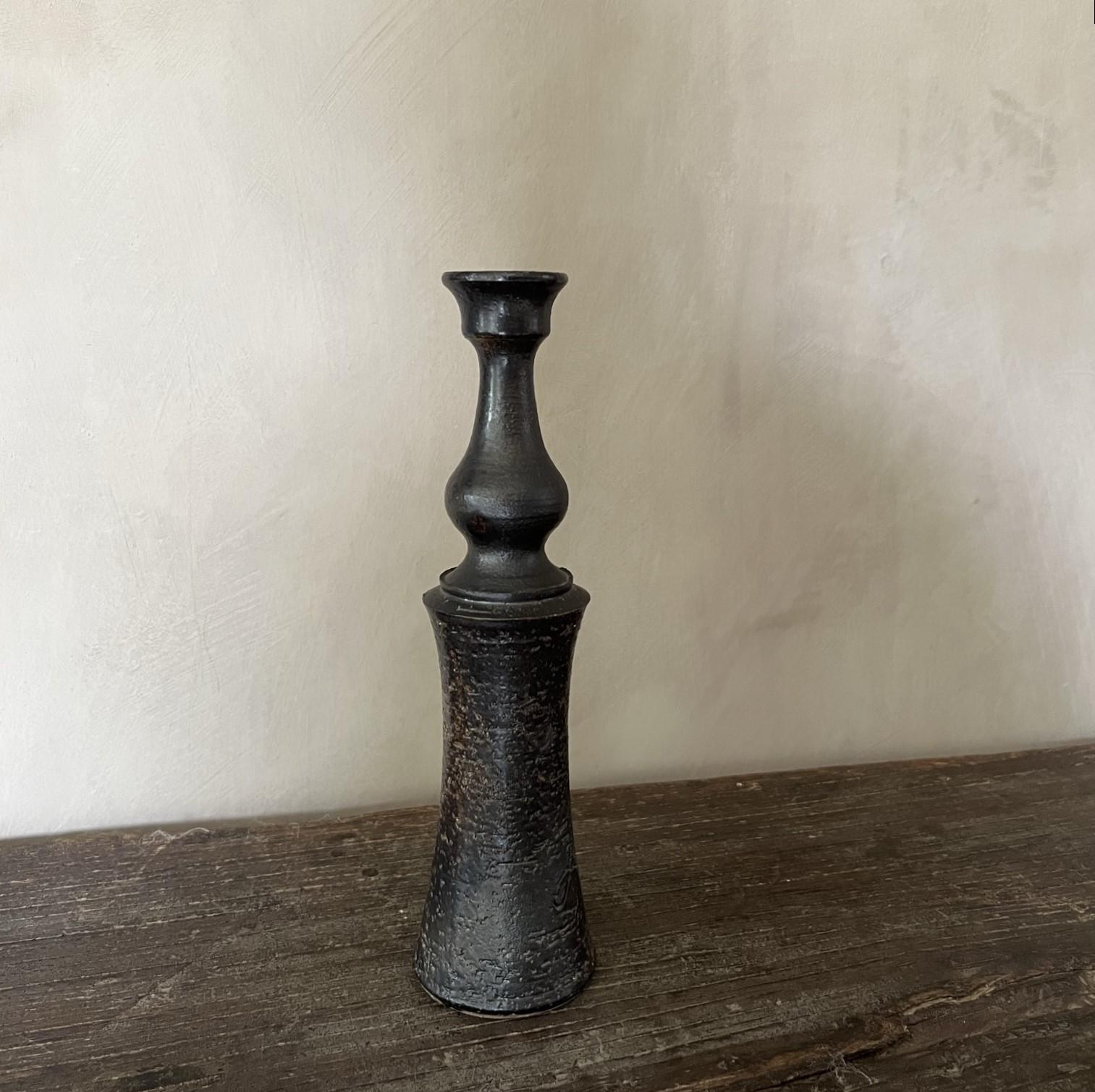 Mid-Century Modern Ceramic Candlestick Jean Marais For Sale