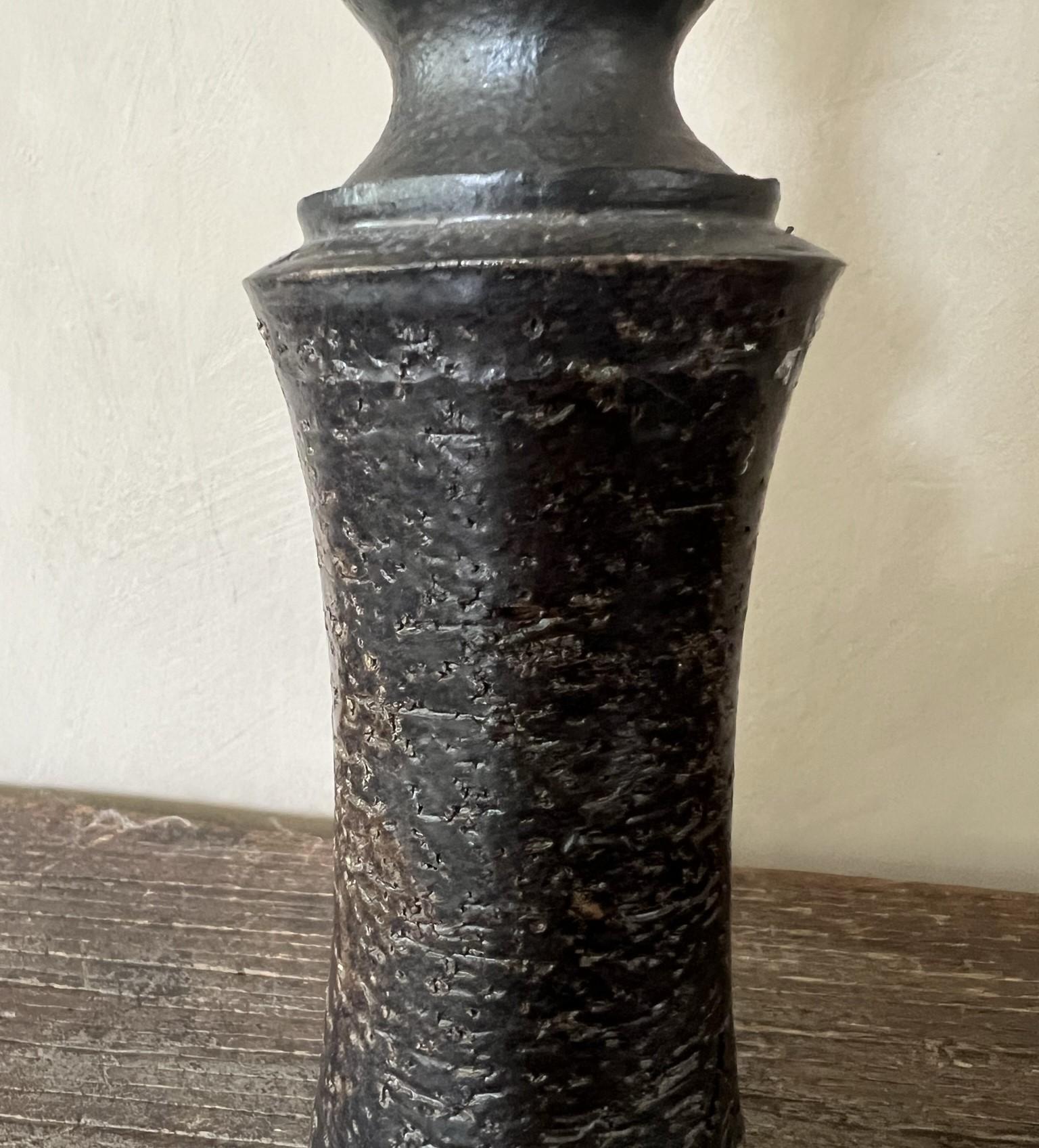 Ceramic Candlestick Jean Marais In Good Condition For Sale In Vosselaar, BE