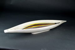 Roger Capron - Ceramic Canoe Dish with Fish