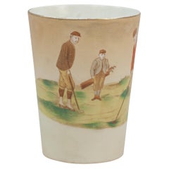 Ceramic Carlton Ware Golf Beaker