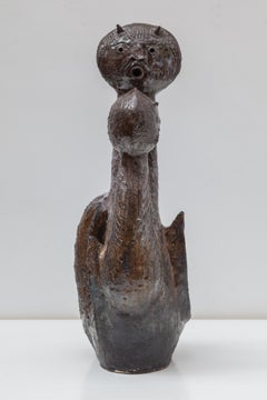 Ceramic Cat Sculpture Designed by Jhan Paulussen, 1960s, Belgium