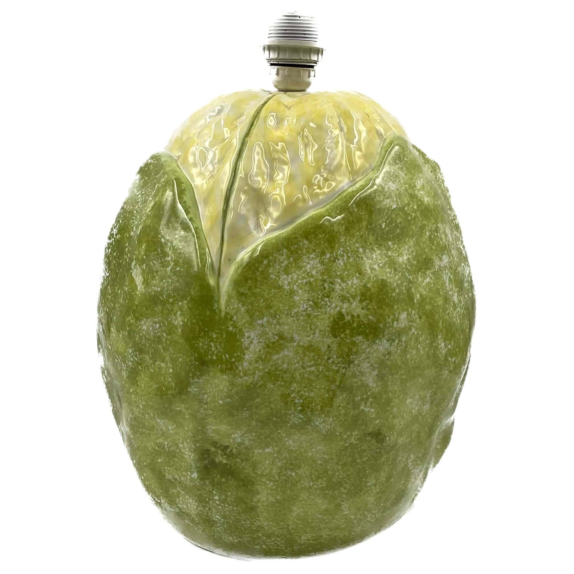 Ceramic cauliflower-shaped lamp, Italy 1970s