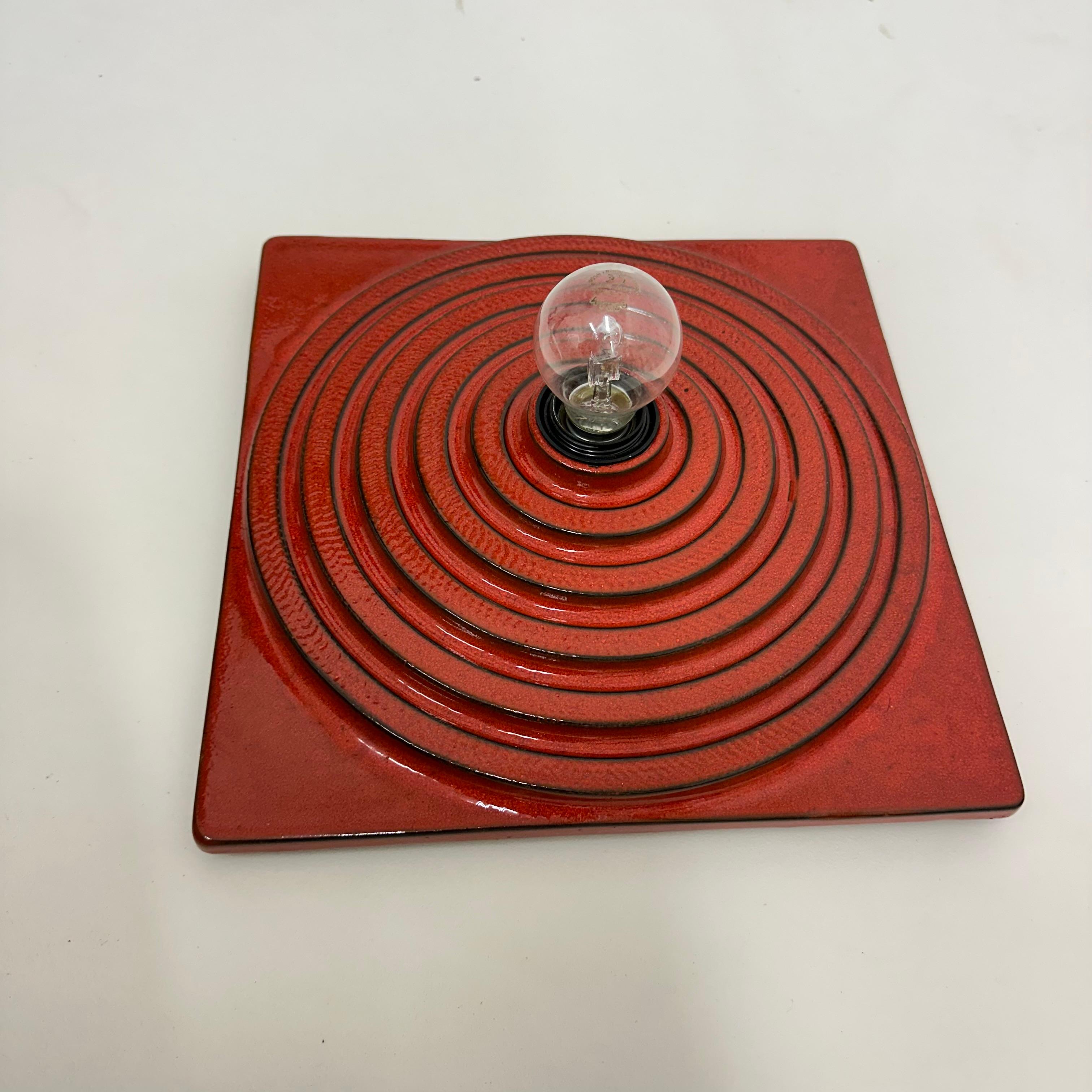 Ceramic ceiling  lamp , 1970's Germany For Sale 6