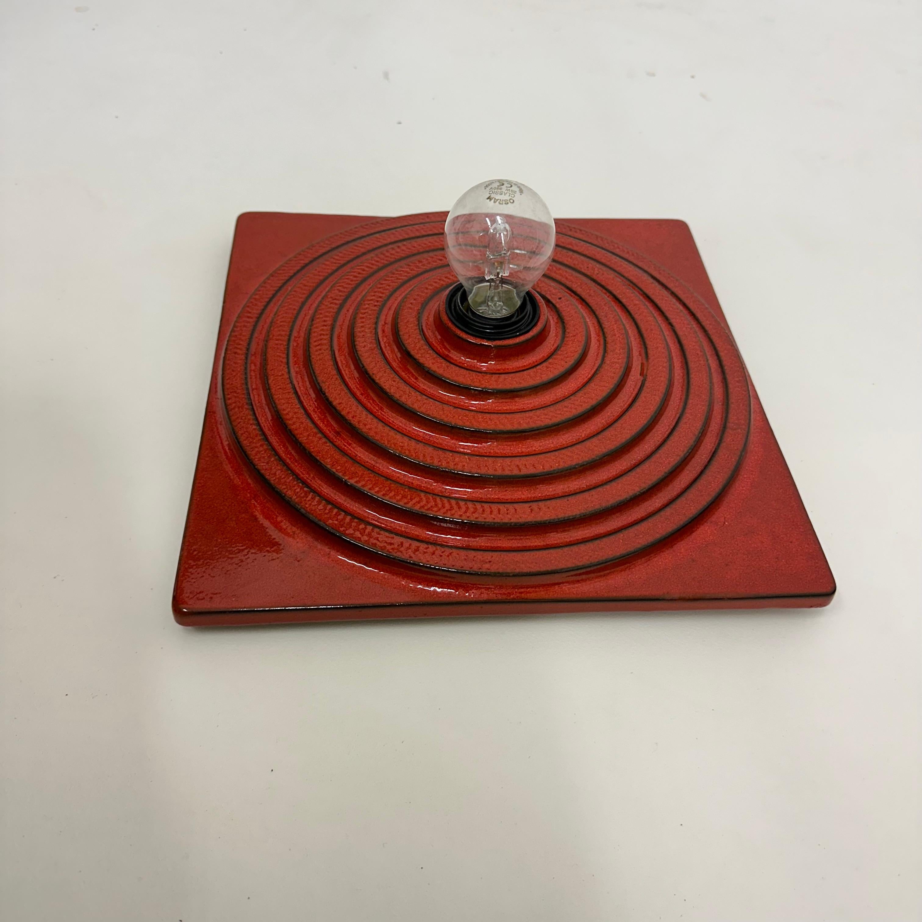 Ceramic ceiling  lamp , 1970's Germany For Sale 7