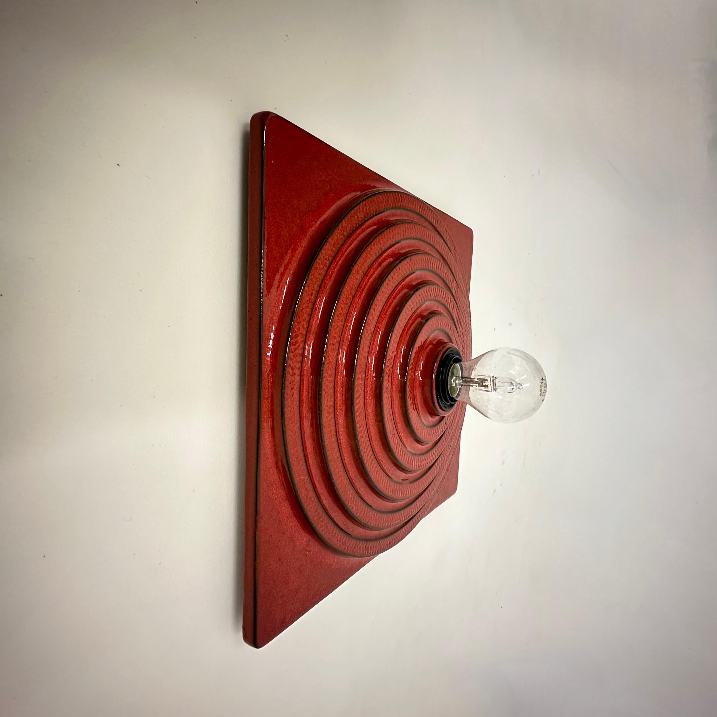 Ceramic ceiling  lamp , 1970's Germany For Sale 9