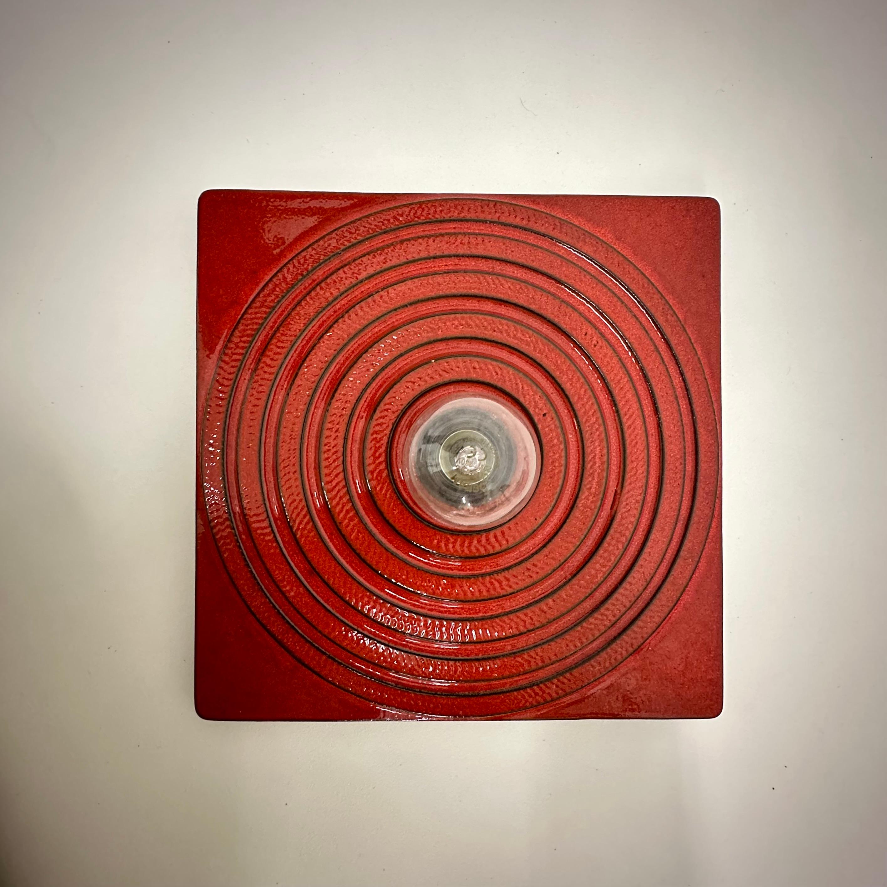 Ceramic ceiling  lamp , 1970's Germany For Sale 10