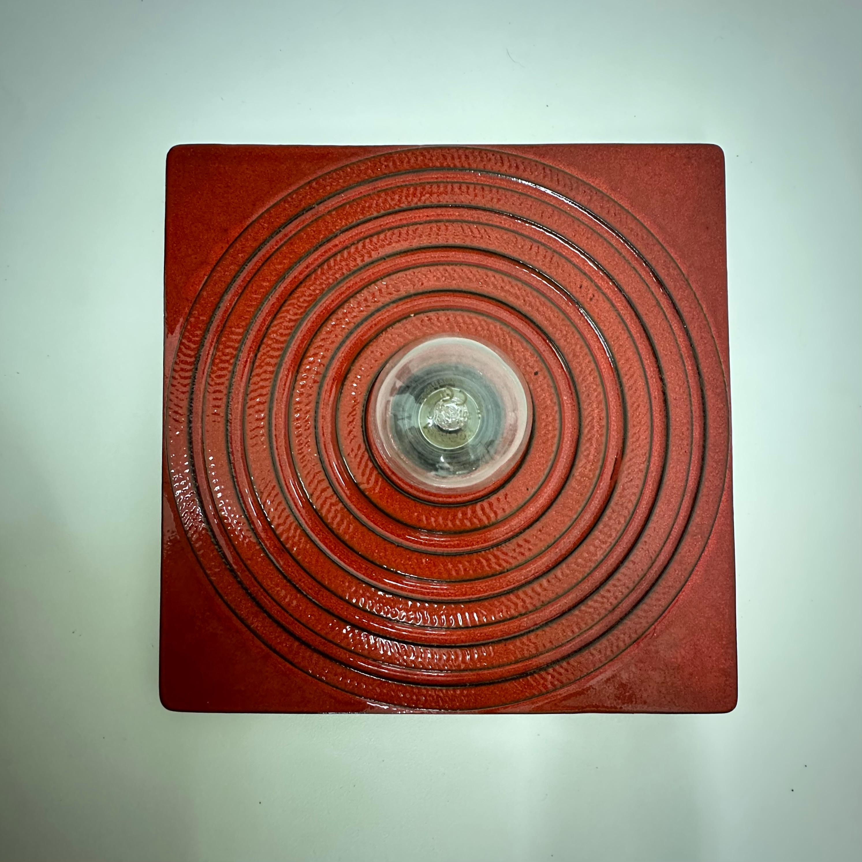 Ceramic ceiling  lamp , 1970's Germany For Sale 12