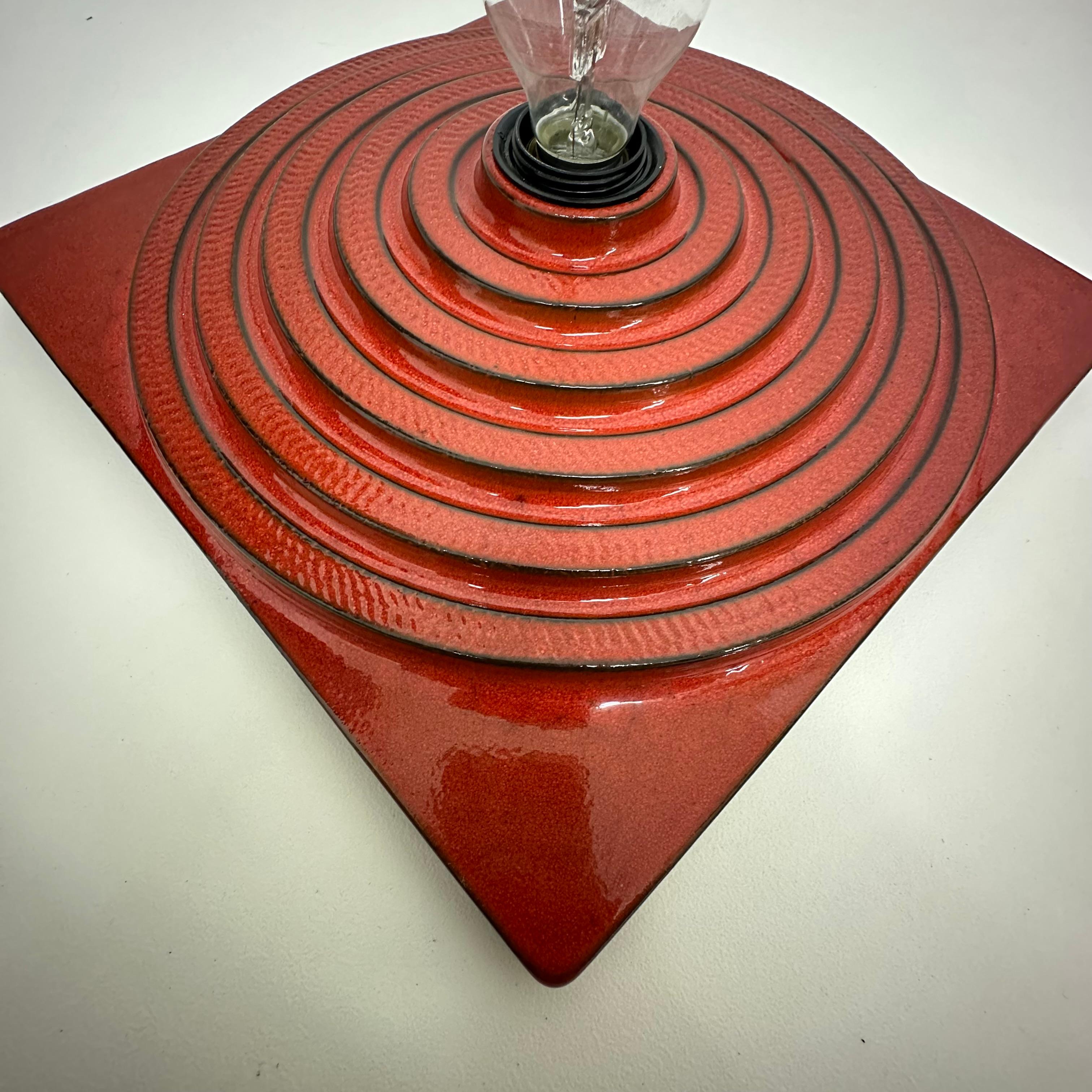 Ceramic ceiling  lamp , 1970's Germany For Sale 14