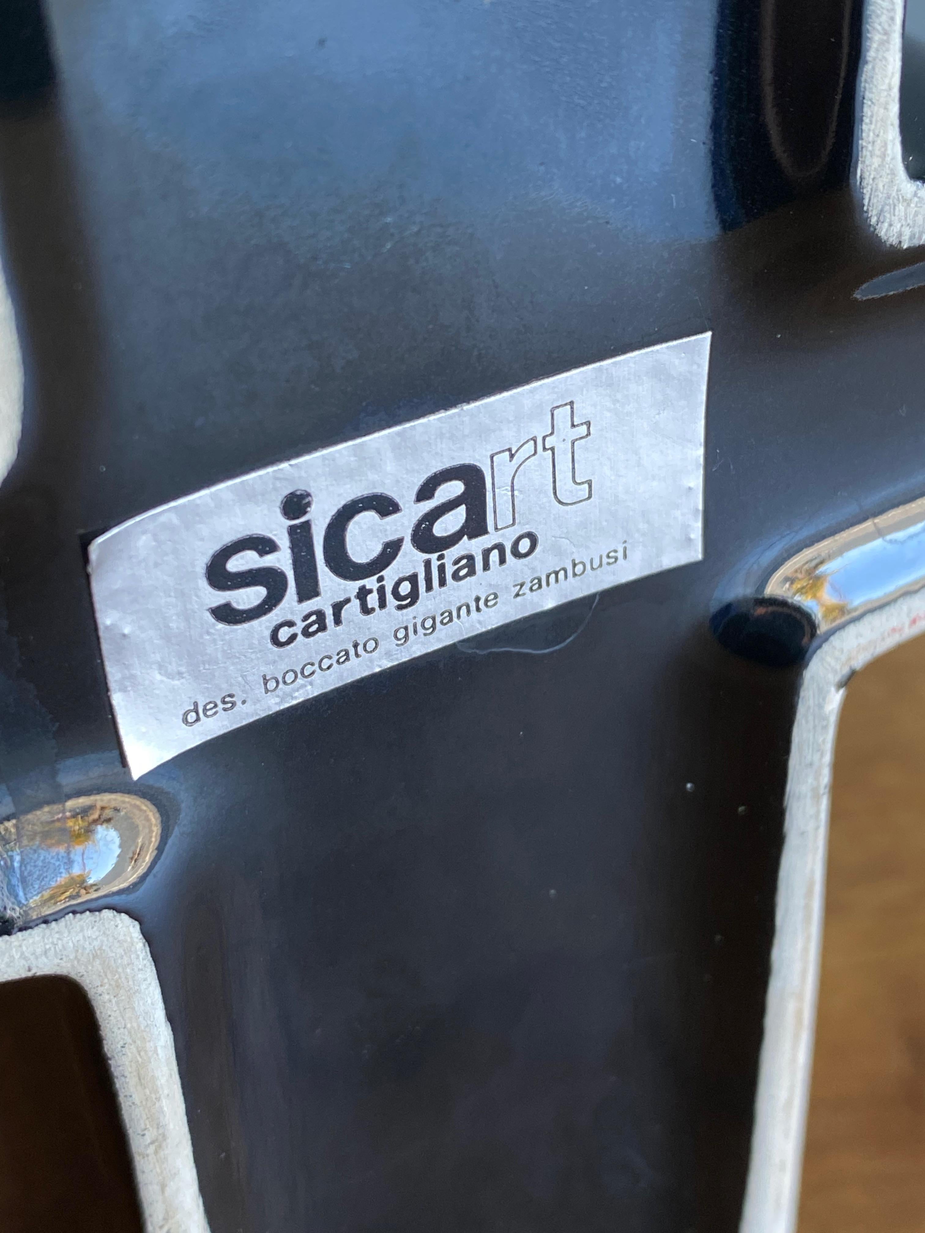 Centrotavola in ceramica di Angelo Spagnolo per Sicart in vendita 7