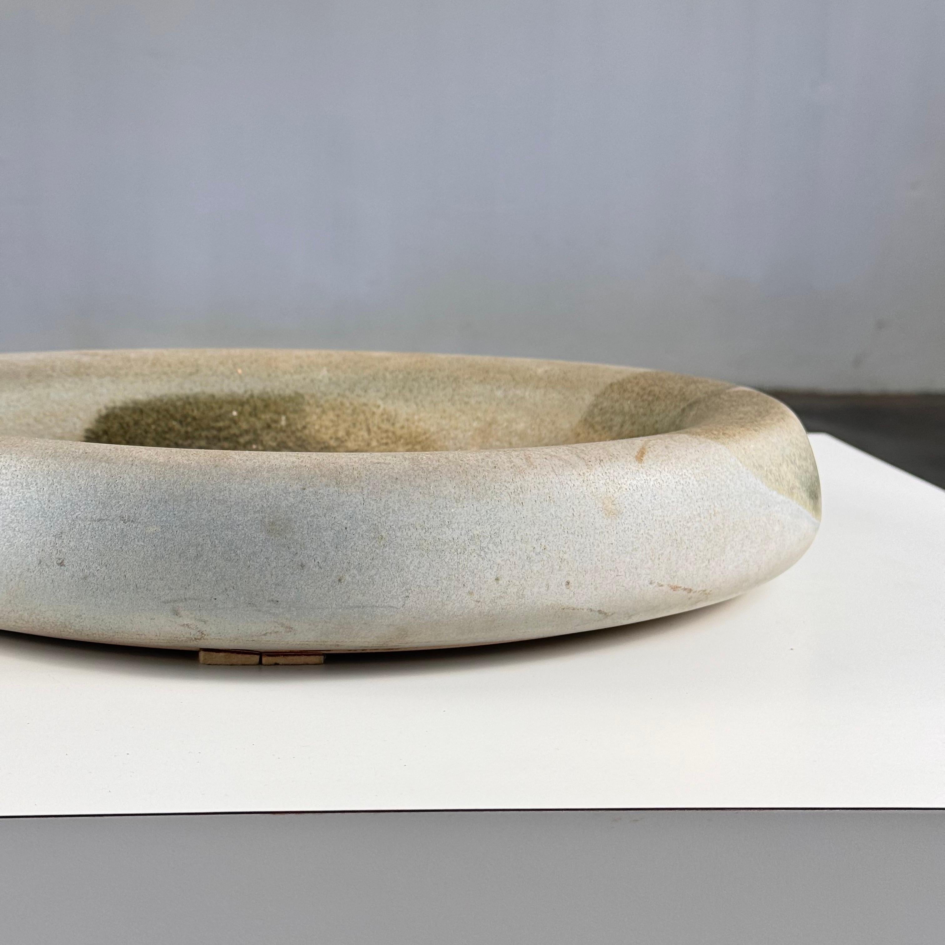 Centro de mesa de cerámica de Franco Bucci para Laboratorio Pesaro, años 70, Firmado en venta 9