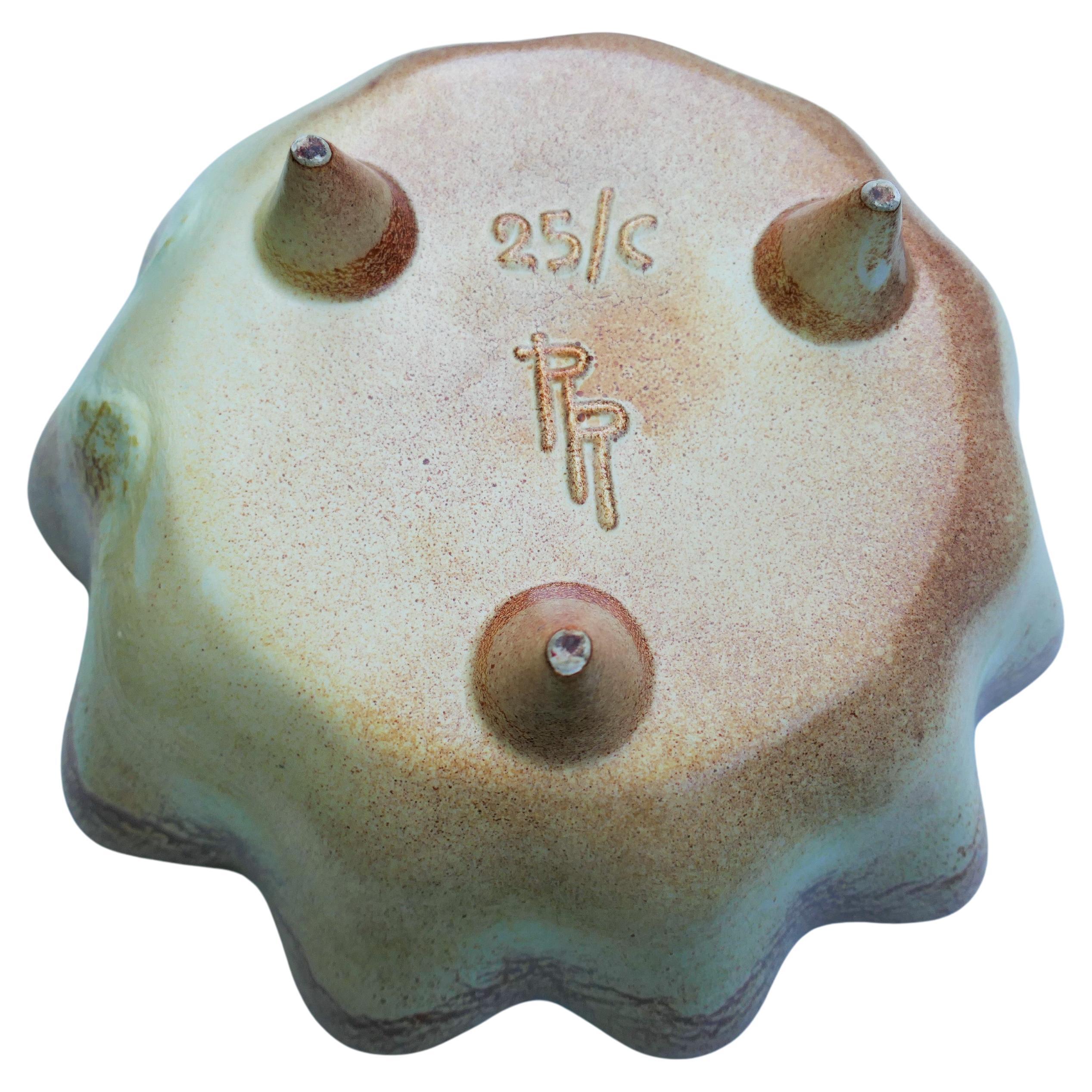 Fait main Ceramic centerpiece by Roberto Rigon en vente