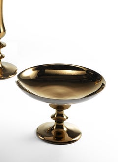 Keramik-Tafelaufsatz „IRIS II“ aus Bronze, handgefertigt von Gabriella B. Hergestellt in Italien