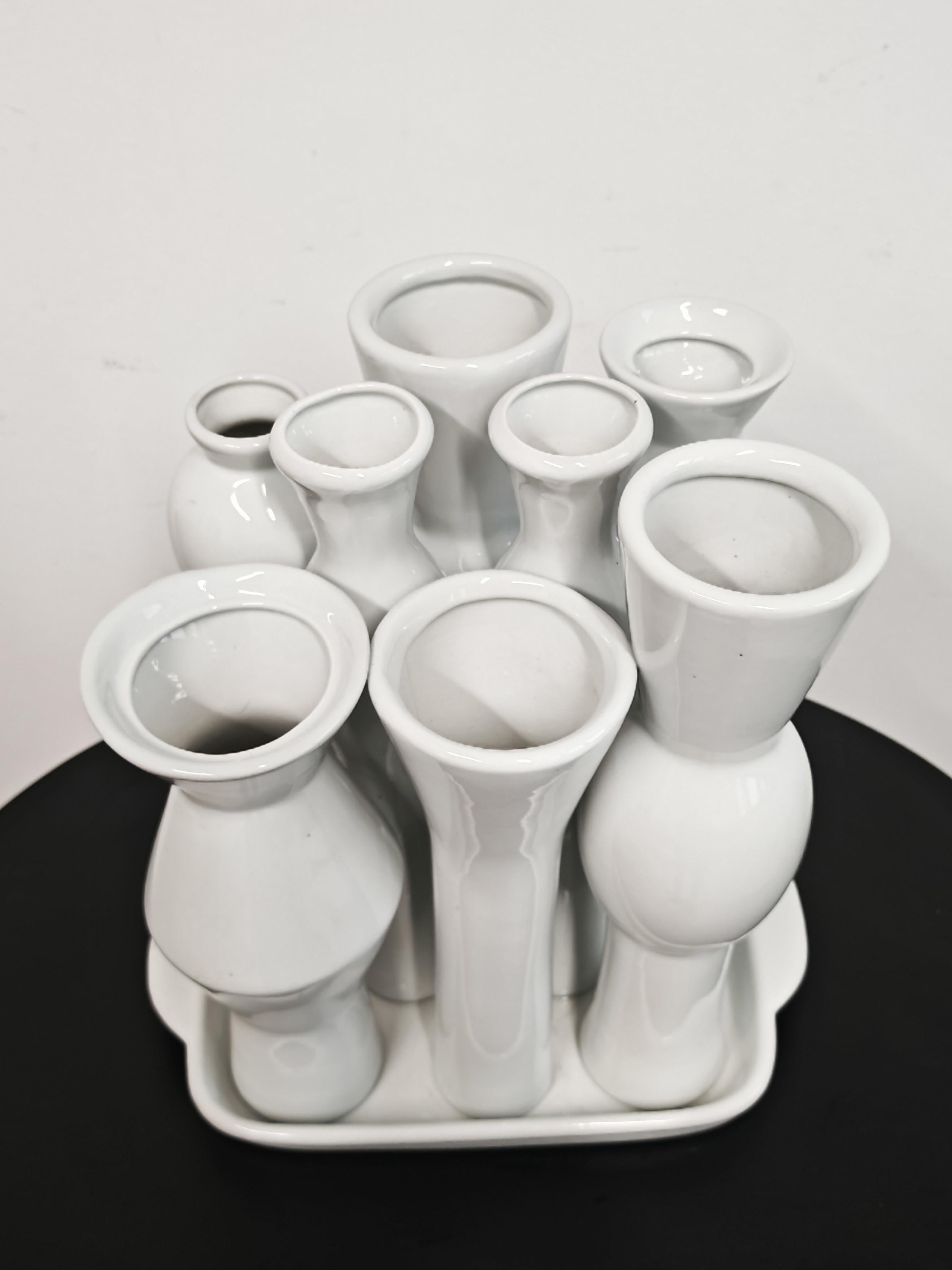 Ceramica Centrotavola in ceramica, stile Memphis (ispirato) da Jean Decloquement, Francia in vendita