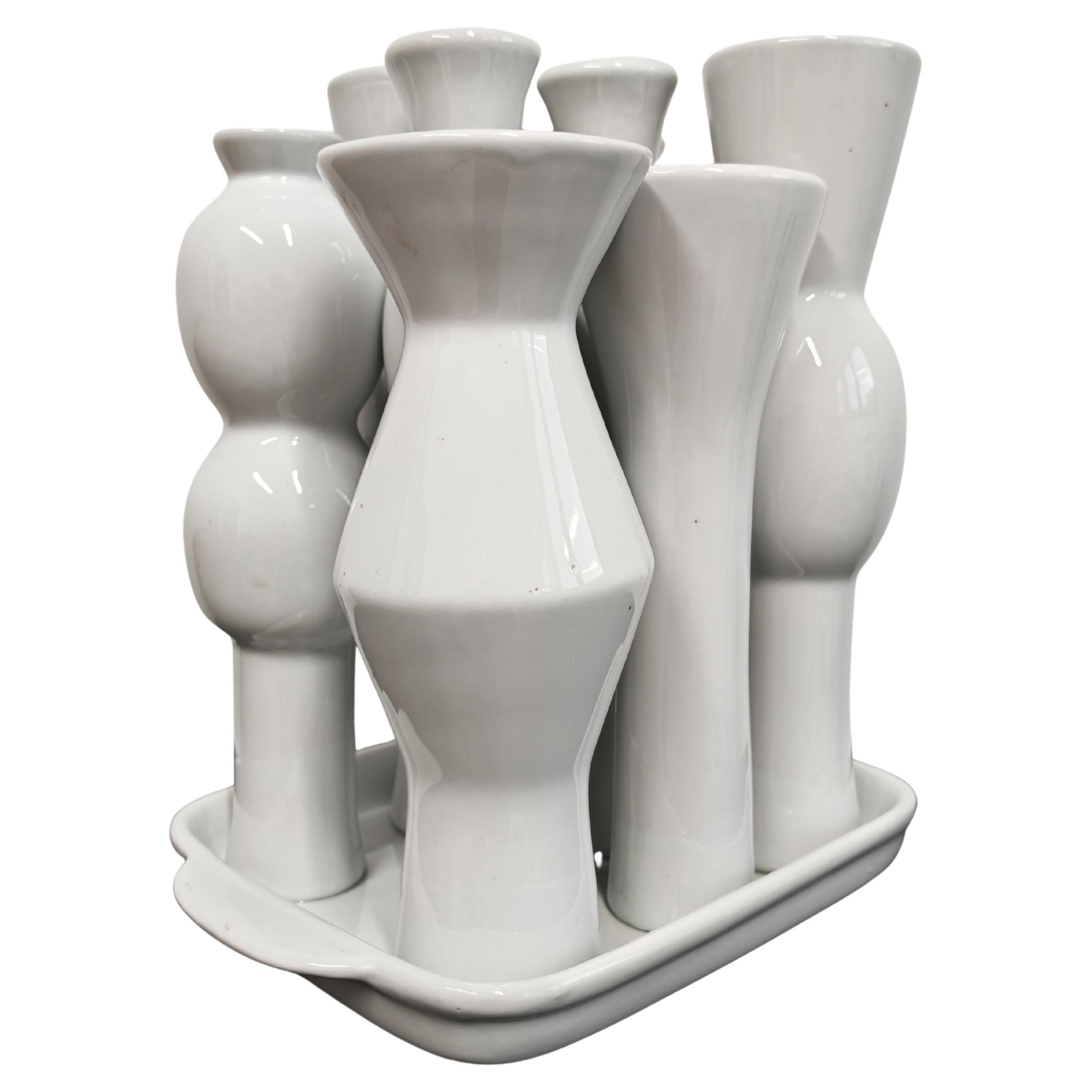 Centrotavola in ceramica, stile Memphis (ispirato) da Jean Decloquement, Francia in vendita