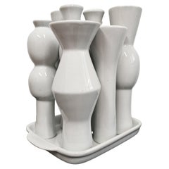 Ceramic Centerpiece, Memphis Style (inspired) by Jean Decloquement, France Ceramic Centerpiece, Memphis Style (inspired) by Jean Decloquement, France