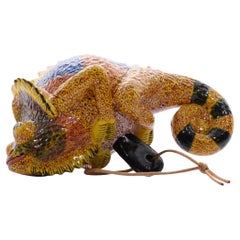 Ceramic  Chameleon Ornament  , hand made in South Africa