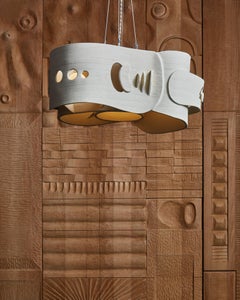 Ceramic Chandelier by Olivia Cognet